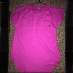 Pink dress shirt